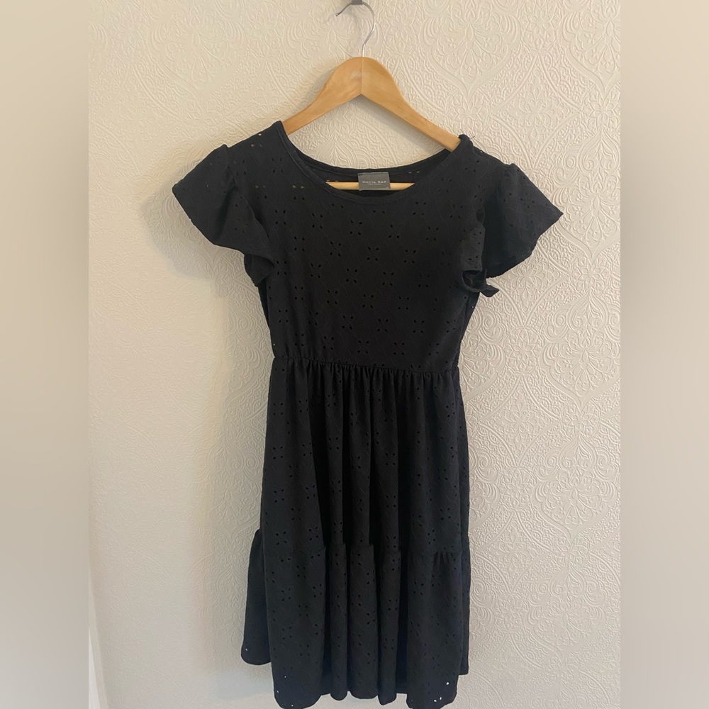 Olivia Rae - Black Eyelit Dress - XS